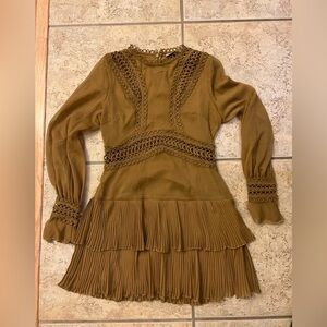 ASOS Tan Mini Dress 4